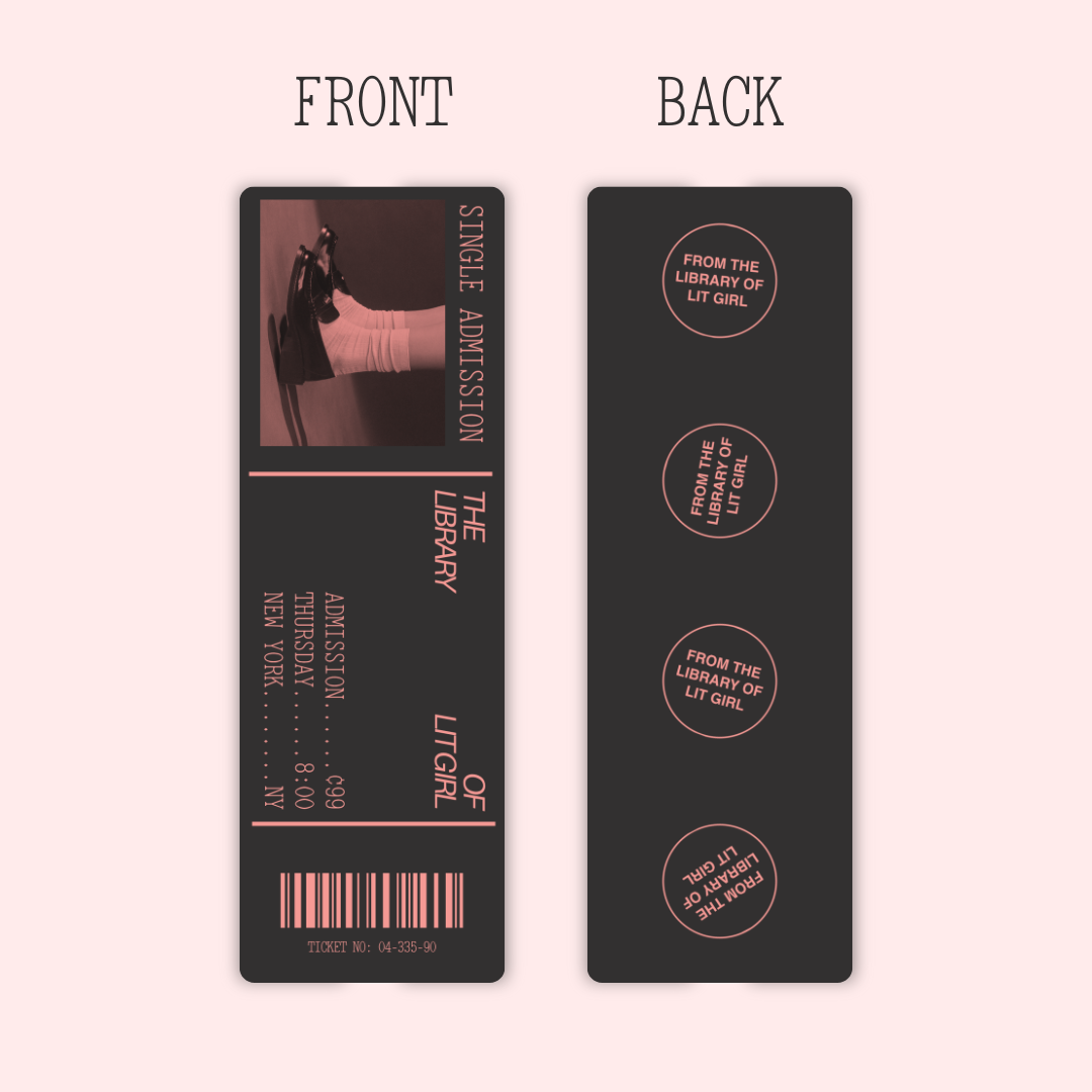 Single Admission Bookmark