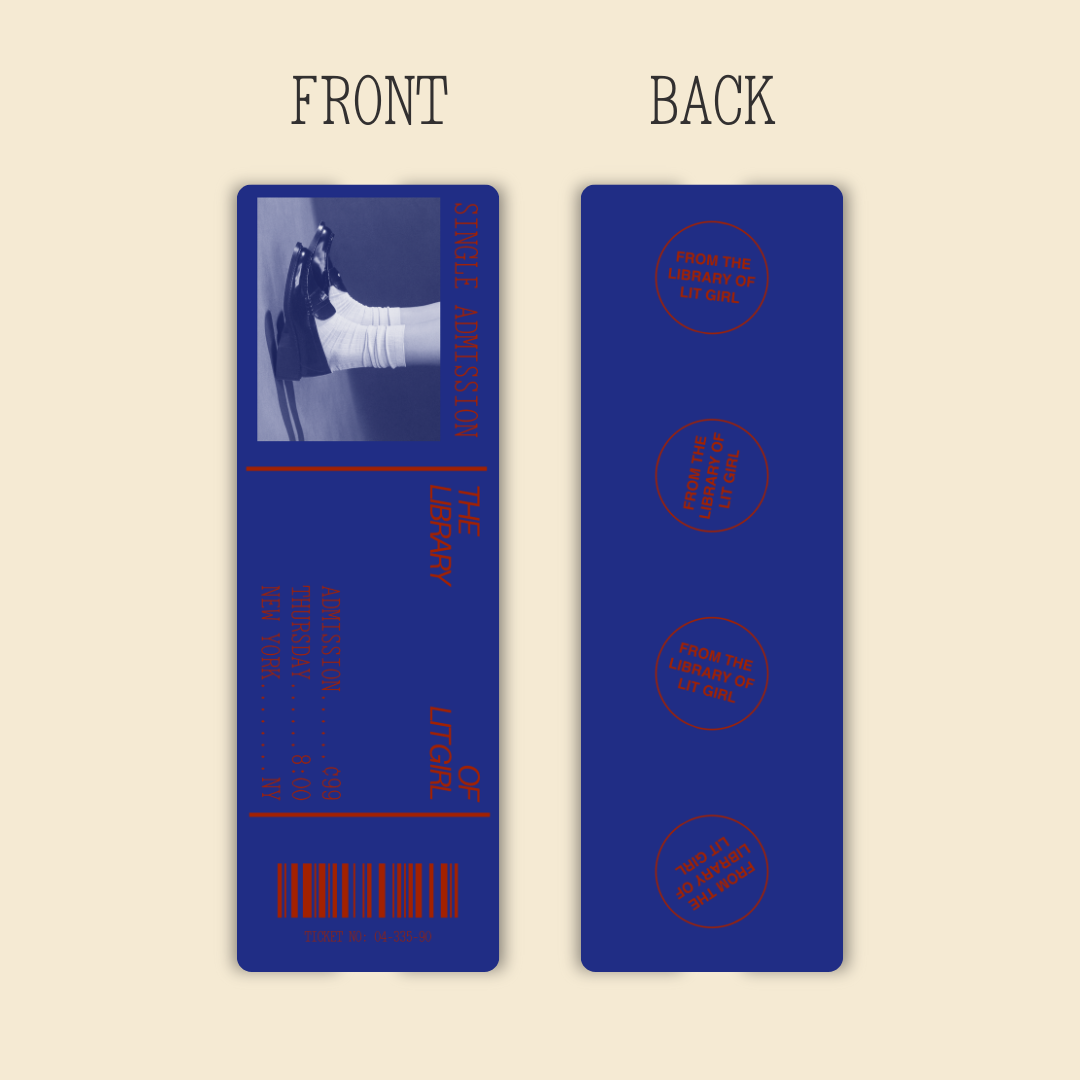 Single Admission Bookmark